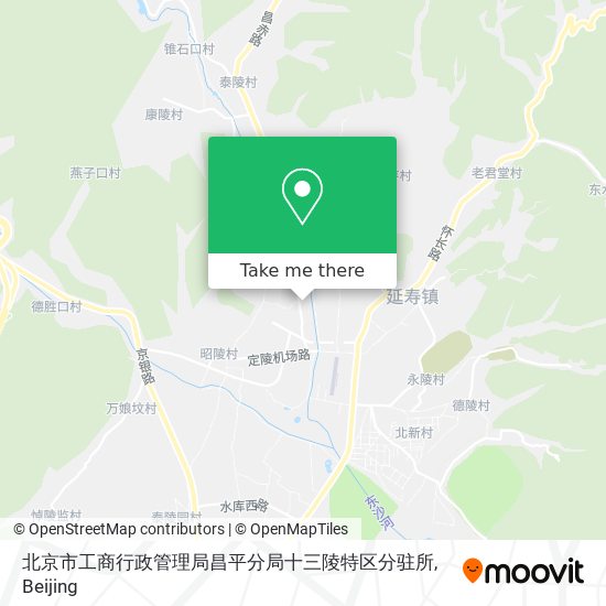 北京市工商行政管理局昌平分局十三陵特区分驻所 map