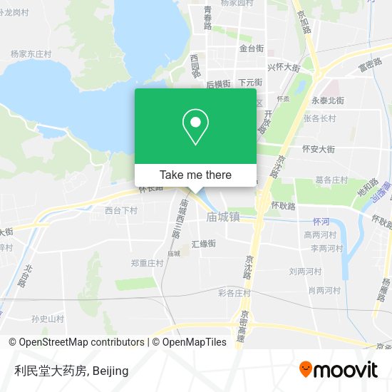利民堂大药房 map