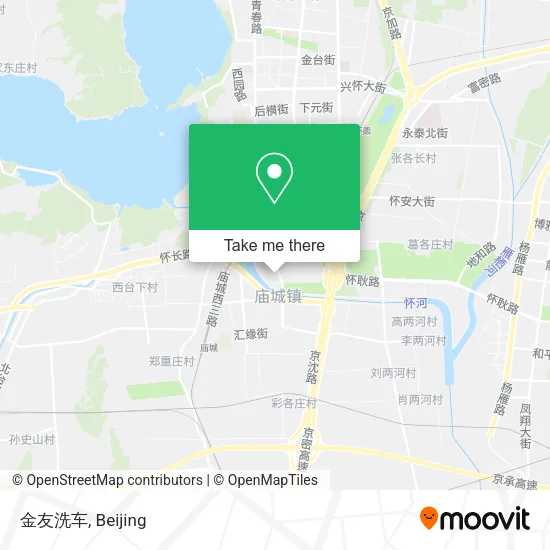 金友洗车 map