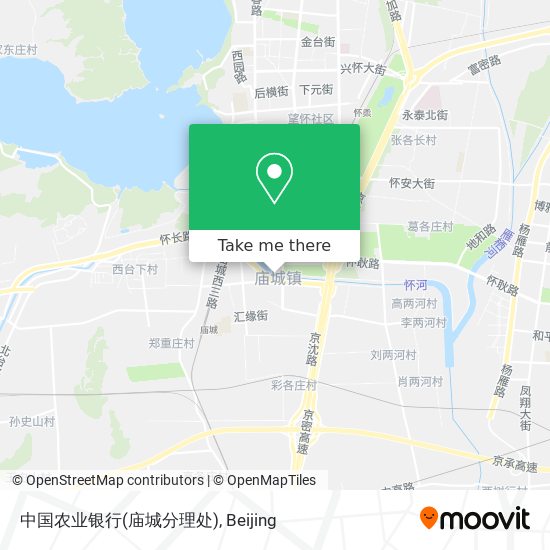 中国农业银行(庙城分理处) map