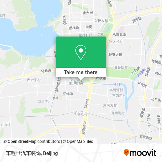 车程世汽车装饰 map