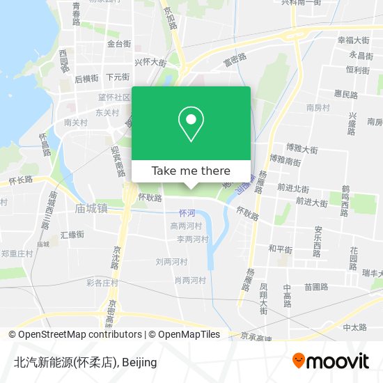 北汽新能源(怀柔店) map