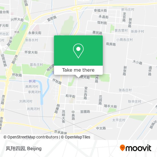 凤翔四园 map