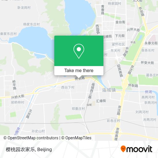 樱桃园农家乐 map