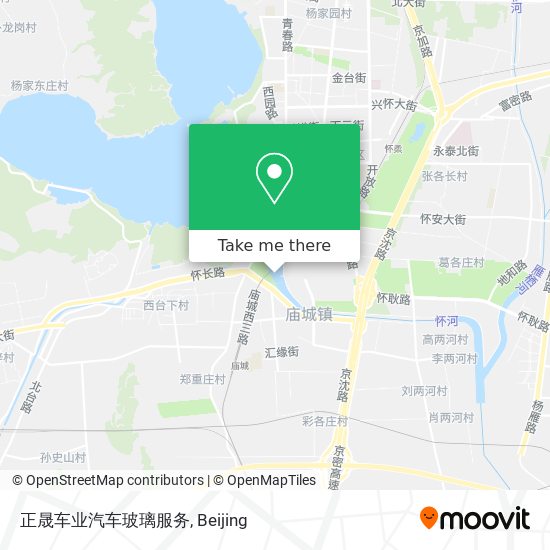 正晟车业汽车玻璃服务 map