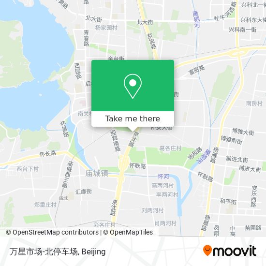 万星市场-北停车场 map