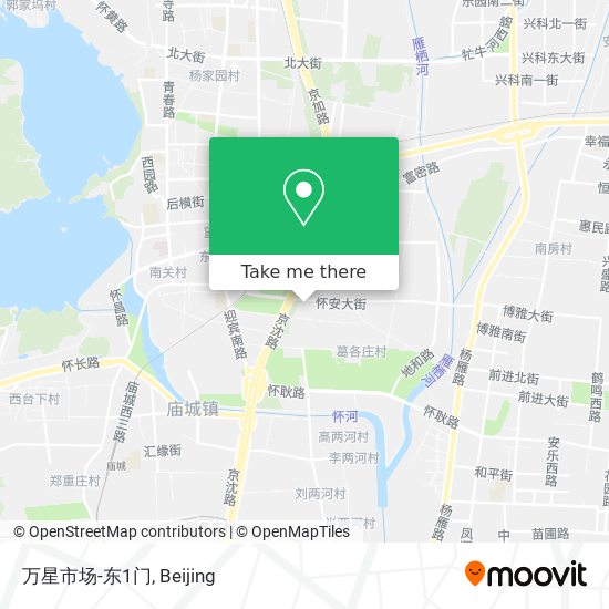 万星市场-东1门 map