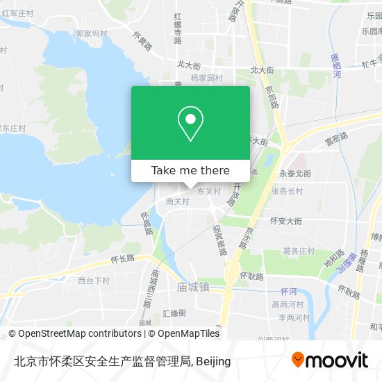 北京市怀柔区安全生产监督管理局 map