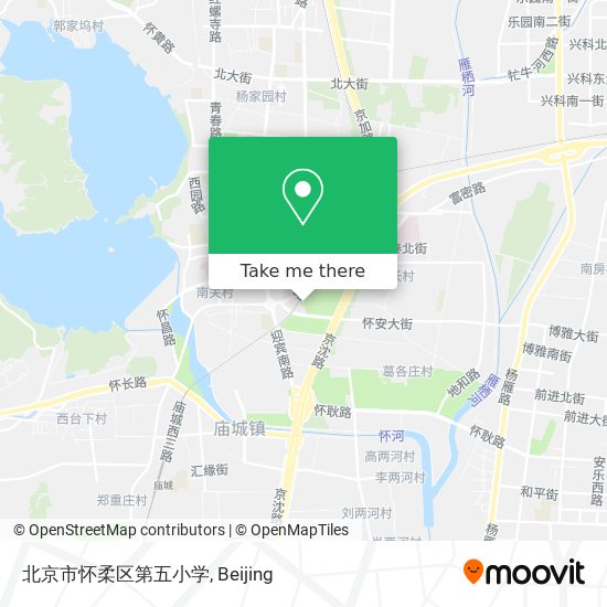 北京市怀柔区第五小学 map