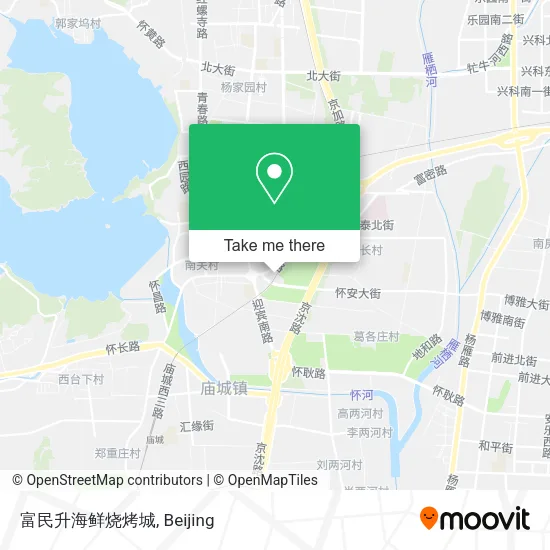 富民升海鲜烧烤城 map
