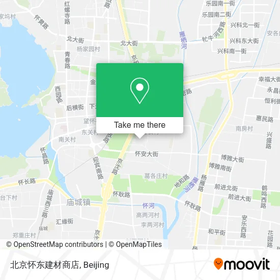 北京怀东建材商店 map