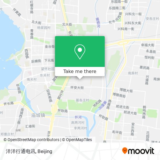 洋洋行通电讯 map