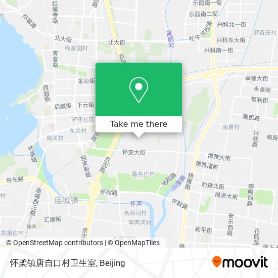 怀柔镇唐自口村卫生室 map