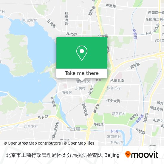 北京市工商行政管理局怀柔分局执法检查队 map