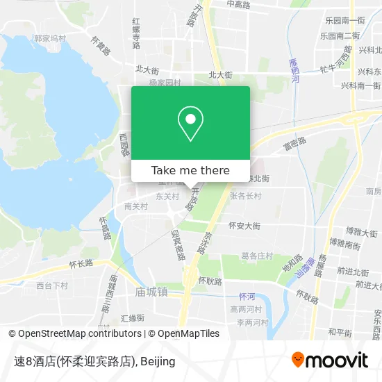 速8酒店(怀柔迎宾路店) map