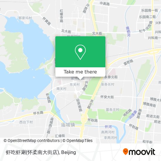 虾吃虾涮(怀柔南大街店) map