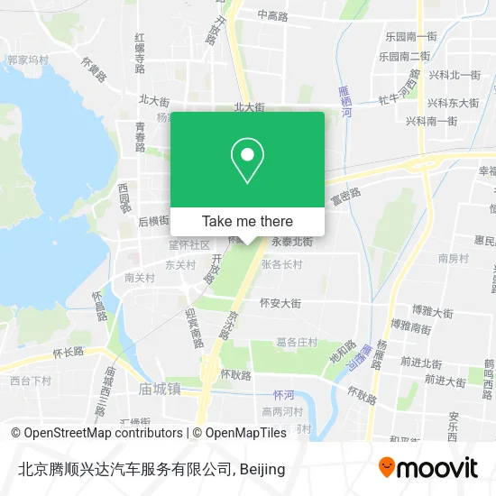 北京腾顺兴达汽车服务有限公司 map