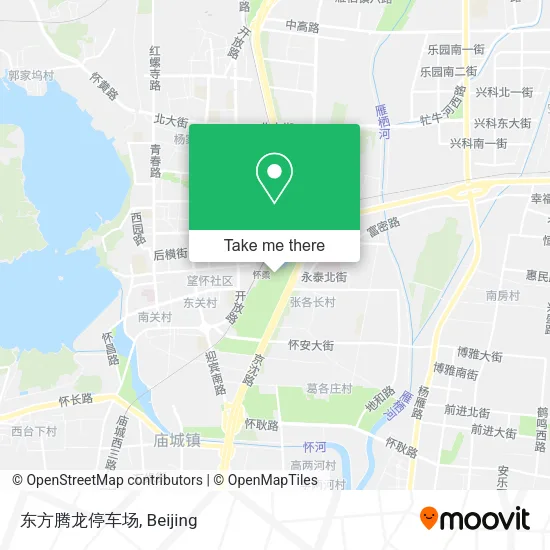 东方腾龙停车场 map