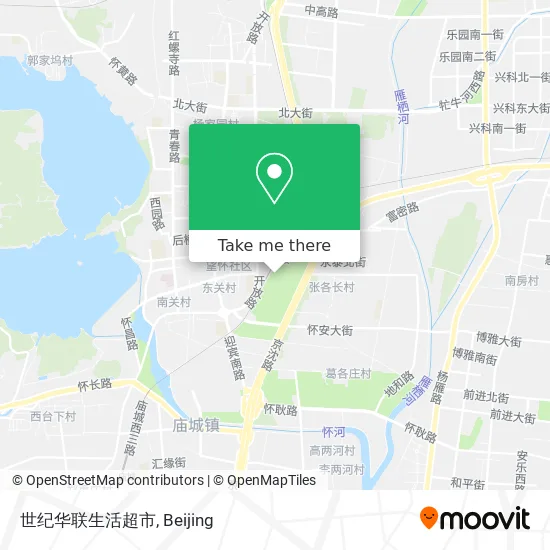 世纪华联生活超市 map