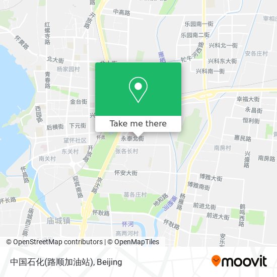 中国石化(路顺加油站) map