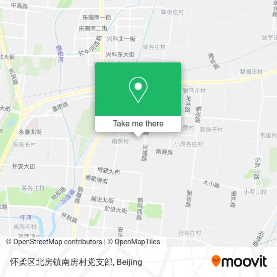 怀柔区北房镇南房村党支部 map