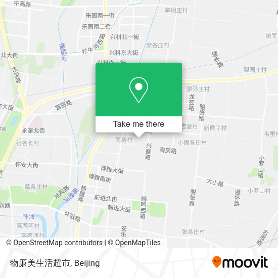 物廉美生活超市 map