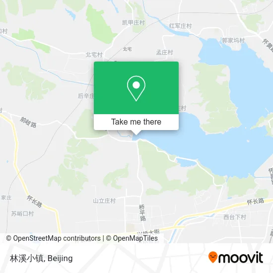 林溪小镇 map