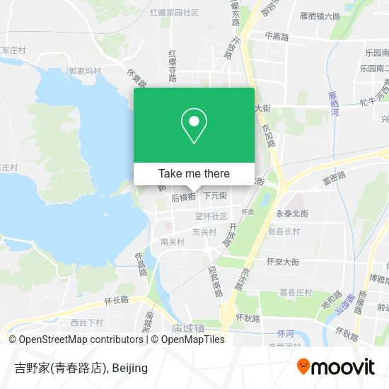 吉野家(青春路店) map