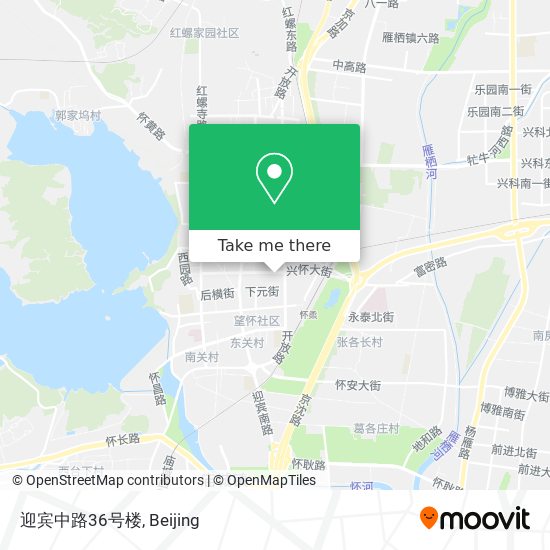 迎宾中路36号楼 map