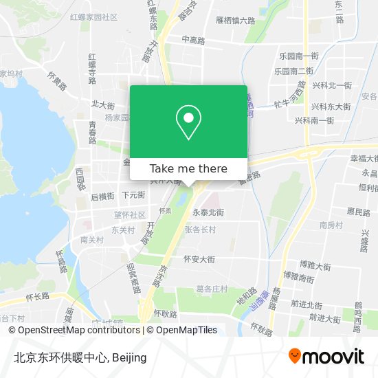 北京东环供暖中心 map