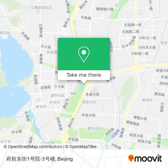 府前东街1号院-3号楼 map