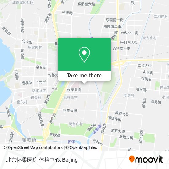 北京怀柔医院-体检中心 map