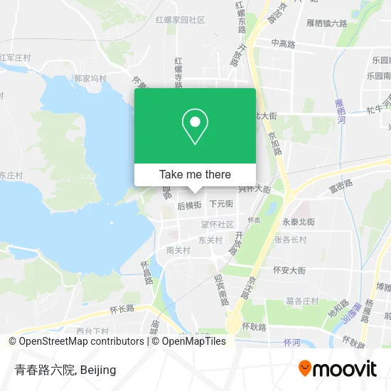 青春路六院 map