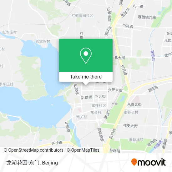 龙湖花园-东门 map