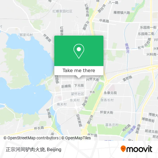 正宗河间驴肉火烧 map