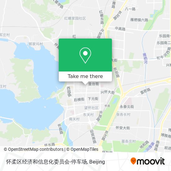 怀柔区经济和信息化委员会-停车场 map