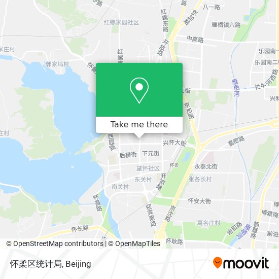 怀柔区统计局 map