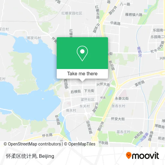 怀柔区统计局 map