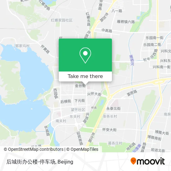 后城街办公楼-停车场 map
