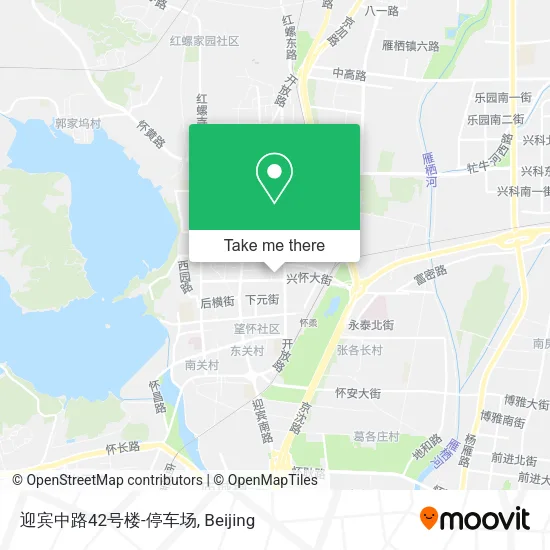 迎宾中路42号楼-停车场 map