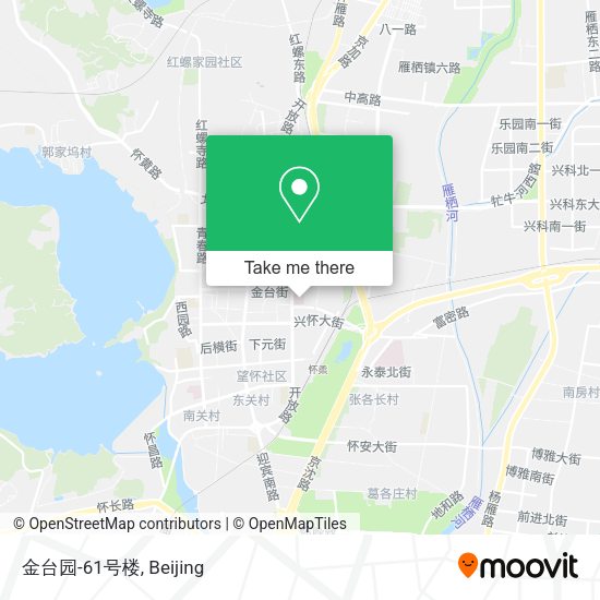 金台园-61号楼 map
