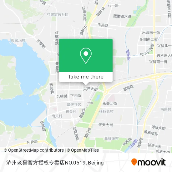 泸州老窖官方授权专卖店NO.0519 map