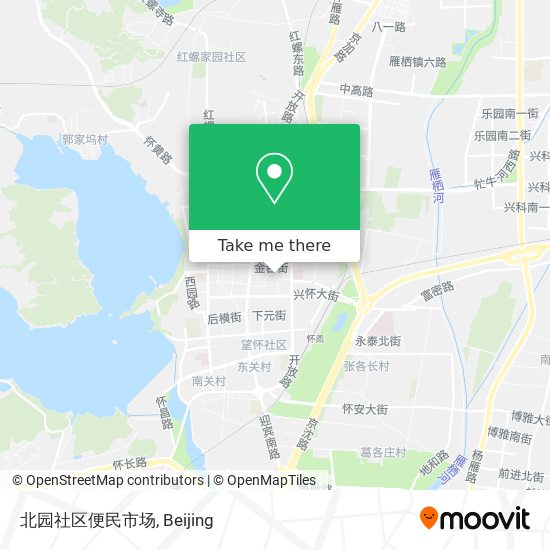 北园社区便民市场 map