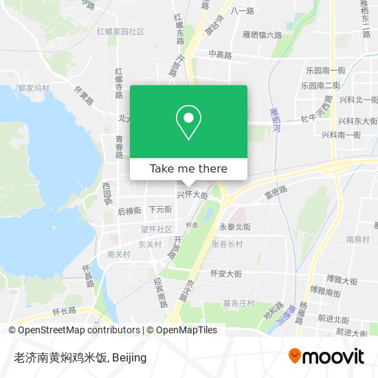 老济南黄焖鸡米饭 map