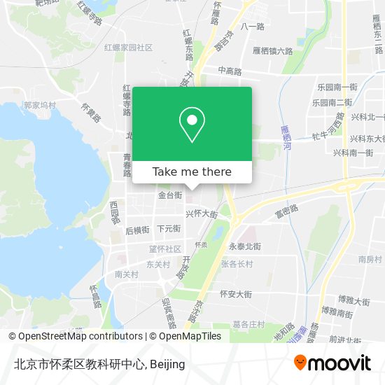 北京市怀柔区教科研中心 map