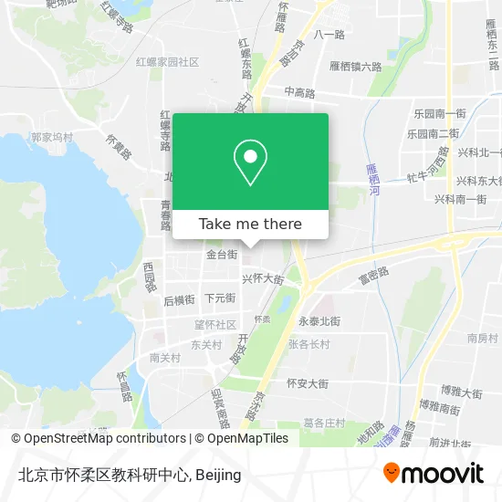 北京市怀柔区教科研中心 map