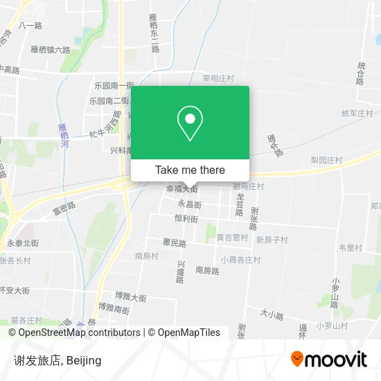 谢发旅店 map