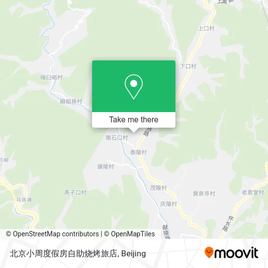 北京小周度假房自助烧烤旅店 map