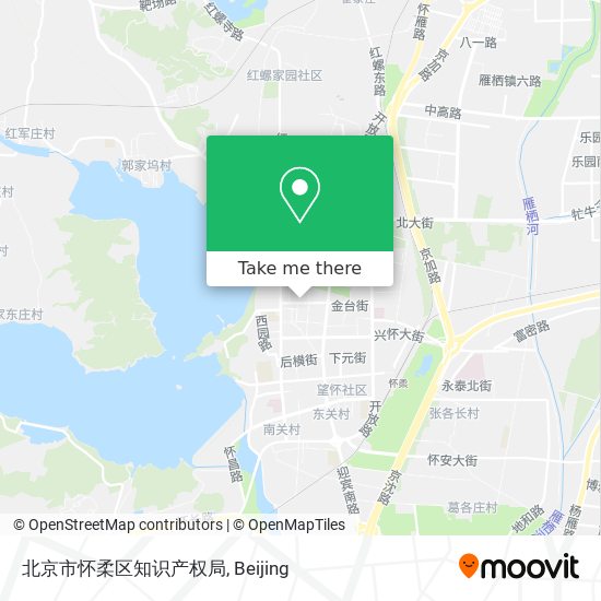 北京市怀柔区知识产权局 map