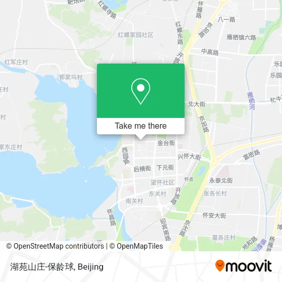 湖苑山庄-保龄球 map